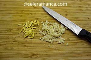 Membuat Bebek Masak Pak Choy Step 3