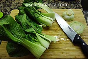 Membuat Bebek Masak Pak Choy Step 9