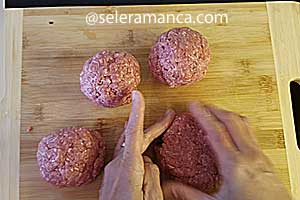 Masak Beef Burger Step 4