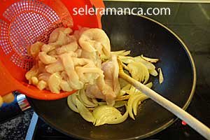 Masak Ayam Lada Hitam Step 5