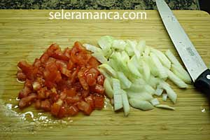 Cooking Bruschetta Tuna Step 1