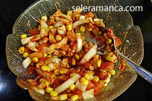 Cooking Bruschetta Tuna Step 4