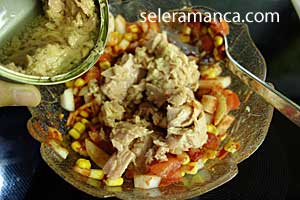 Cooking Bruschetta Tuna Step 5