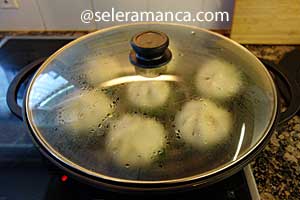 Masak Baozi/Bakpao Isi Ayam Step 17