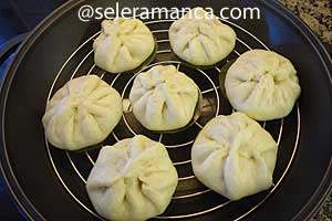 Masak Baozi/Bakpao Isi Ayam Step 18