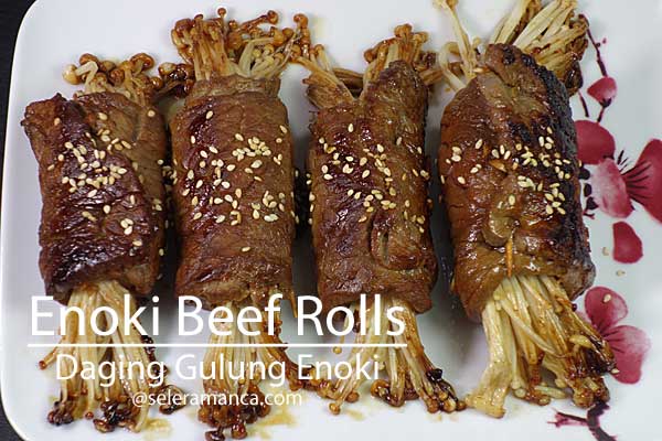 Enoki Beef Rolls