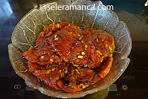 Masak Enoki Beef Roll Step 3