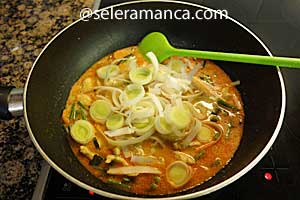 Masak Kari Ayam Merah Thailand Step 11