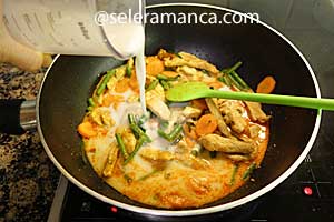 Masak Kari Ayam Merah Thailand Step 9