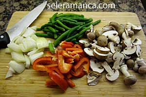 Cooking Mixed Vegetables Provence Style Step 1