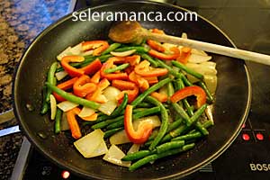 Cooking Mixed Vegetables Provence Style Step 4