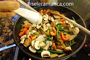 Cooking Mixed Vegetables Provence Style Step 6