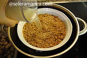 Masak Nasi Tim Bebek Step 17