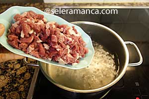 Masak Nasi Tim Bebek Step 2