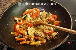 Cooking dengan Paprika Keju Feta Step 11