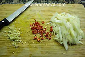 Masak Pasta Arrabbiata Step 2