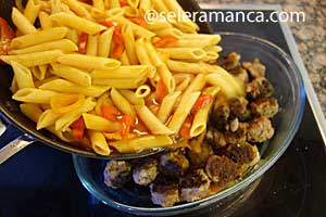Masak Pasta & Bola Daging Casserole Step 18