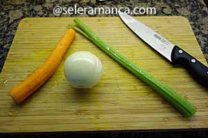 Masak Pasta Napolitana Step 1