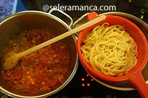 Masak Pasta Napolitana Step 16