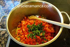 Masak Pasta Napolitana Step 9