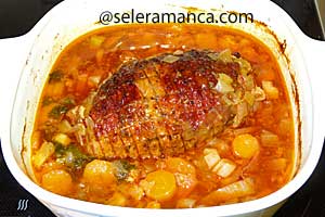 Masak KalkunGulungPanggang Step 12