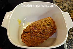 Masak KalkunGulungPanggang Step 4