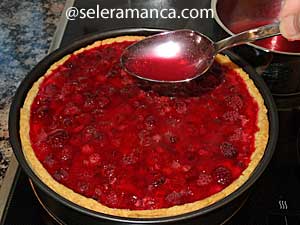Masak Kue Raspberry Pudding Step 23