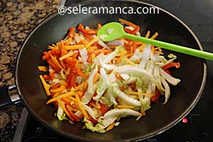 Masak Tumis Ayam Sayuran Step 5